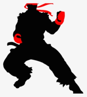 Street Fighter Character Silhouette