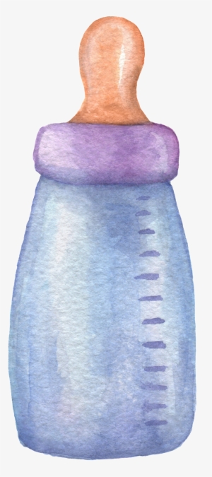 This Graphics Is Supreme Bottle Cartoon Transparent - Feeding Bottle Watercolor