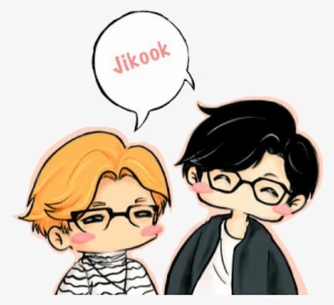 Png Cute Chibi Bts Jikook Jimin Jungkook Freetouse - Jikook One Shot Wattpad