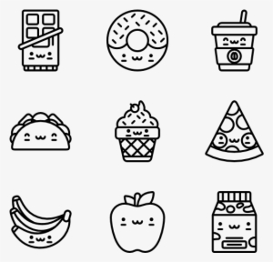 Cute Food - Makeup Icon Transparent Background