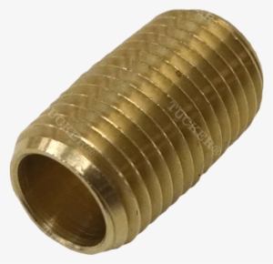 Tucker Close Nipple 1/4" - Brass