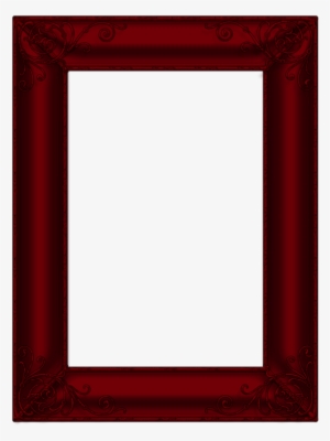 Dark Red Photo Frame