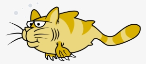 Cartoons - Cat Fish Cartoon