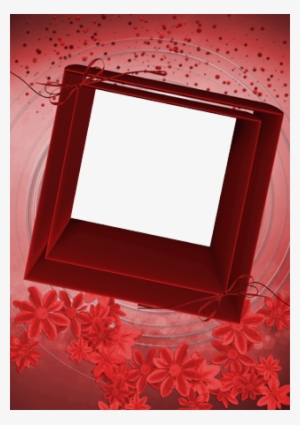 Photo Frame - Red Square - Portable Network Graphics