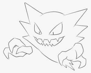 093 Haunter Lineart By Lilly - Haunter Lineart