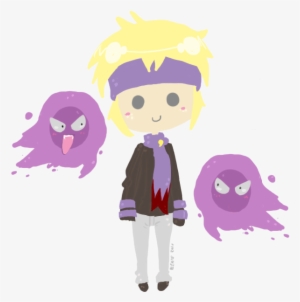 Haunter Drawing Chibi Pink - Morty Pokemon Chibi