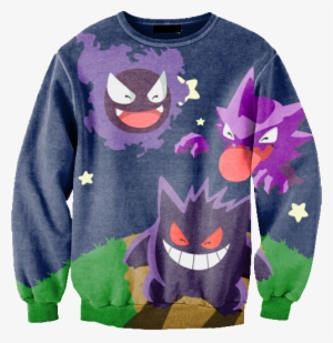 Gastly, Haunter, And Gengar Sweatshirt - You Afraid Of The Dark Sweater