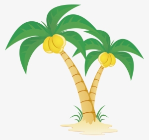 Arecaceae Tree Clip Art - Coconut Tree Vector Png