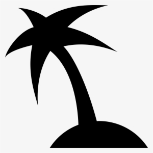 Svg Shapes Palm Tree - Palm Tree Icon Png