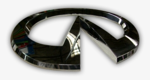 Custom Fabricated Polished Stainless Infiniti Logo - Infiniti
