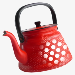 Free Download Teapot Clipart Kettle Teapot - Красный Чайник Png