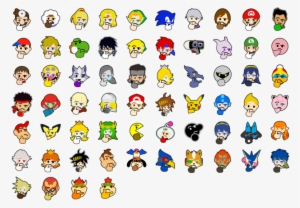 Emoticon Icon Font - Smash Bros Thinking Emoji