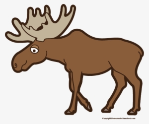 Collection Of Free Christmas Moose Clipart High Quality - Moose Clip Art Free
