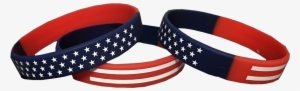 American Flag Silicone Wristbands - Silicone