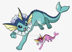Image Transparent Stock Art V By Tails On Deviantart - Pokemon Vaporeon By Tails19950 Deviantart
