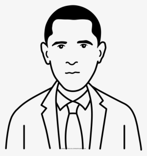 Barack Obama Coloring Page - Barack Obama Icoon