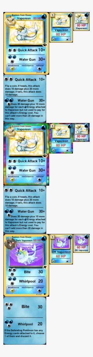 #134 Vaporeon - Dark Vaporeon