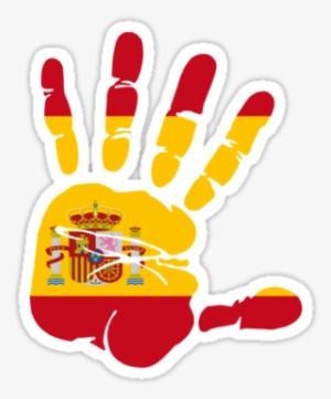 Hand Print Of Flag Of Spain By Nadil - Lockscreen Dont Touch My Phone