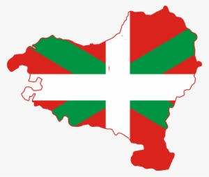Flag Map Of Basque Country Scallywag Flag Svg Flagartist - Basque Country Flag Map