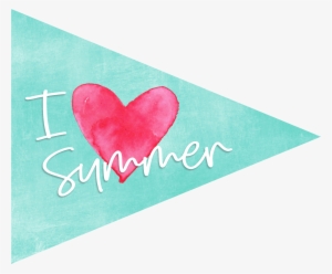 I Heart Summer Party Flags - Party