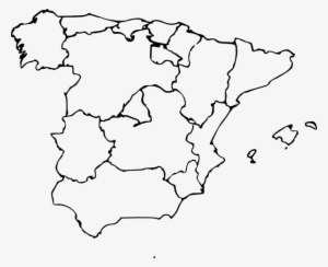 Free Vector Map Of Spain Clip Art - Blank Map Of Spain States