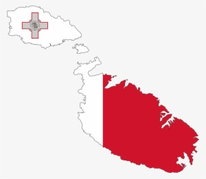 Flag Maps Of Southern Europe Malta - Flag Map Of Malta
