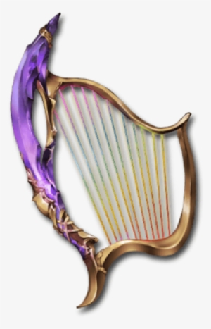 Harp Png Transparent Image - Fantasy Harp Png