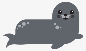 Earless Seal The Harp Seal Harbor Seal Baby Harp Seals - Cartoon Seal Transparent Background