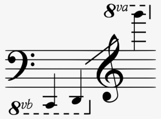 Range Harp - Music Notes Alto Clef