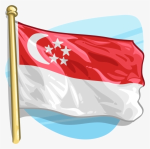 Singapore Flag Of Singapore - Flag Of Singapore