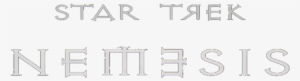 Star Trek Nemesis Logo - Star Trek Nemesis