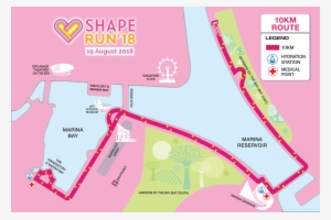 Flag Off Time - Shape Run Route 2018