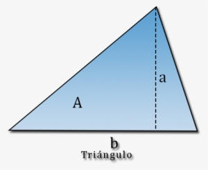 Área De Un Triángulo , Representación - Area De Un Triangulo Png