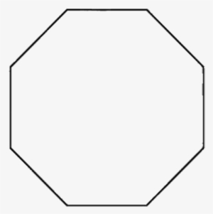 Octágono - Line Art
