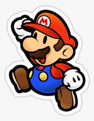 Super Mario Sticker - Paper Mario
