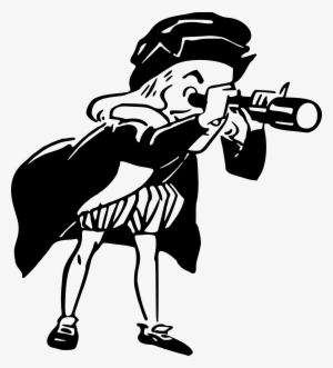 This Free Icons Png Design Of Using A Telescope