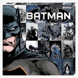 Dc Comics, Metallic Canvas , "batman" Halftone - Batman Metallic Canvas