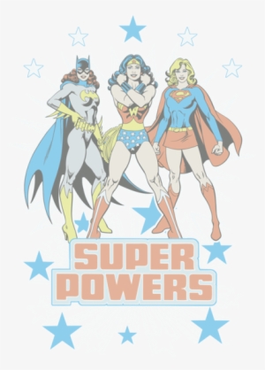 Dc Comics Super Powers X3 Women's T-shirt - Dc Super Heroes: My First Book Of Girl Power [board