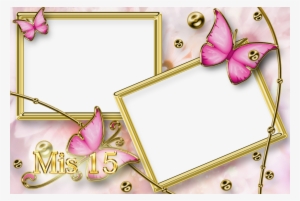 Resultado De Imagen Para Formas Vintage En Dorado Png - Fondo Xv Años Dorado