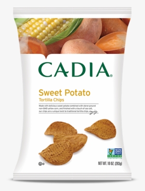Our Sweet Potato Tortilla Chips Are Made With U - Cadia Organic Crushed Tomatoes With Basil
