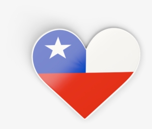 Chile Flag Png Heart