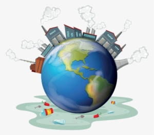 Display - Earth Pollution Png