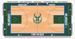 Bukks Basketball Court Floor Png - Bucks Season Ticket Card 18 19