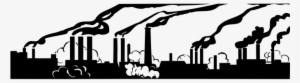 Ecology Factories Industry Pollution Skyli - Black And White Pollution Clipart