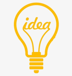 Idea Icon Png - Bulb Shape Vector