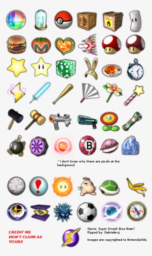 Image Result For Super Smash Bros - Super Smash Bros Items Sprites