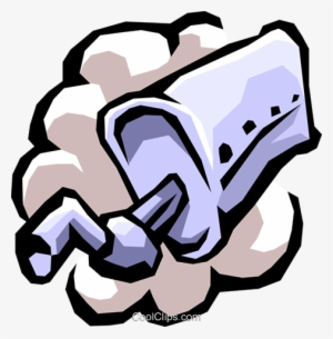 Muffler With Air Pollution Royalty Free Vector Clip - Poluição Do Ar Png