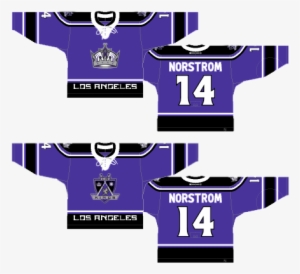 Switching Out All The Grey For White Helps, - Los Angeles Kings 90s Jersey