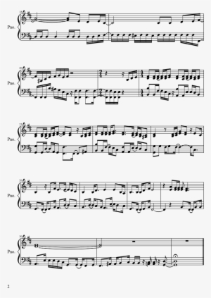 The World Sheet Music Composed By Cyrano 2 Of 2 Pages - Welcome To The Black Parade 악보
