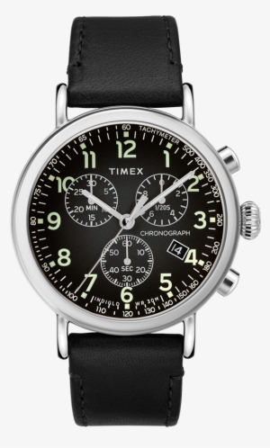 Standard Chronograph 41mm Leather Strap Watch - Filson Men's Scout Argonite Quartz Watch